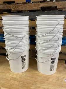 LEAKTITE Lot of 10 - 5 gallon buckets