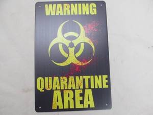 lot 11 image: Metal Sign