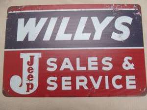 lot 22 image: Metal Sign