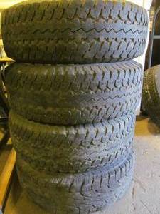 lot 55 image: Goodyear Wranglers tires and wheels