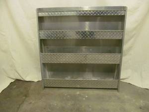 lot 185 image: aluminum metal shelf