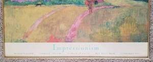lot 39 image: Impressionism Museum Art Poster Framed