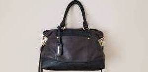 lot 35 image: Black Leather Tignanello Handbag
