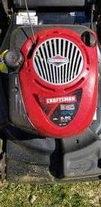 lot 104 image: Craftsman 650 Series Z Start Lawn Mower Self Propelled