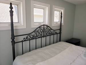 lot 5 image: Romantic Iron 4 Poster King Bed by Wesley Allen