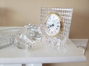 lot 96 image: Collection of Molded Clear Glass
