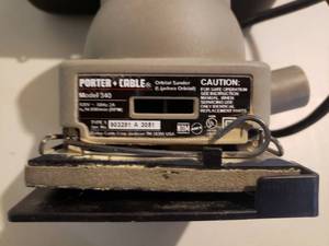 lot 118 image: Porter Cable Hand Sander