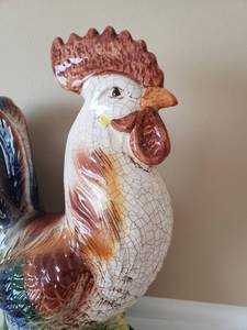 lot 94 image: Porcelain Ornamental Rooster