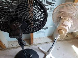lot 123 image: Pair of Shop Fans
