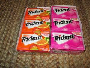 Trident Bubble Gum & Tropical Twist...