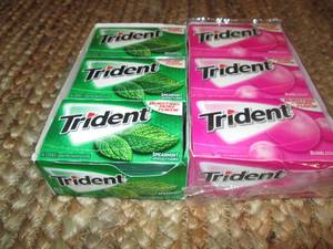 Trident Bubble Gum & Spearmint Gum ...