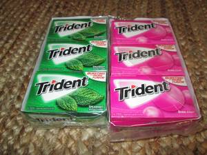 Trident Bubble Gum & Spearmint Gum ...