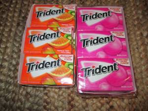Trident Bubble Gum & Tropical Twist...