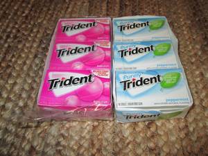 Trident Bubble Gum & Sugar Free Puu...