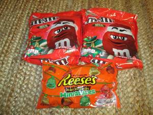 (2) M& Ms Milk Chocolate 38 ozEA....