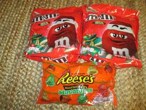 (2) M& Ms Milk Chocolate 38 ozEA....
