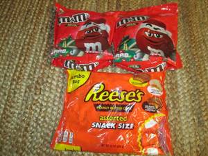 (2) M& Ms Milk Chocolate 38 ozEA....