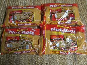 (4) Petersons Nut Roll Combo Packs...