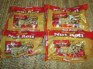 (4) Petersons Nut Roll Combo Packs...