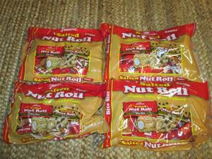 (4) Petersons Nut Roll Combo Packs...
