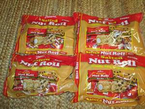 (4) Petersons Nut Roll Combo Packs...