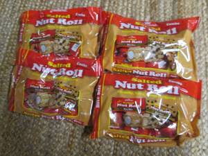 (4) Petersons Nut Roll Combo Packs...