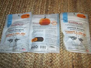 (3) Mosaic Exotic Pet Treats Ostric...