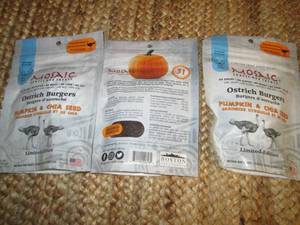 (3) Mosaic Exotic Pet Treats Ostric...