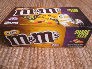 Case of Peanut M&Ms 10-PLT...