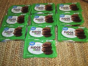 10 Packages of Fudge Mint Cookies ...