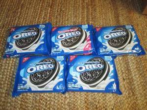 5 Packages of Oreos & Double Stuff...