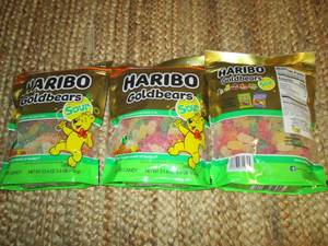 (3) Haribo Gold Bears (Sour) 1-FLR...
