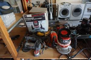 lot 56 image: Large Lot of Assorted Power Tools