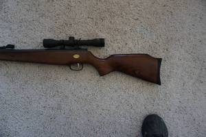 lot 36 image: Beeman Model RS22 Precision Air Pellet Rifle With Scope