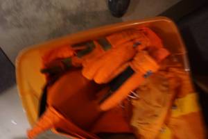 lot 139 image: Lot of Blaze Orange Deer Hunting Clothing
