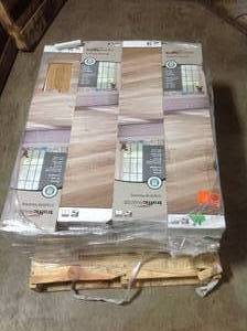 PALLET WITH 20 CASES OF Country Pine 6 in. W x 36 in. L Luxury Vinyl Plank Flooring (24 sq. ft.  case)