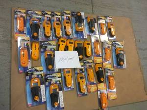 PALLET WITH ZIRCON STUD FINDERS DIFFERENT SIZES NOT USED