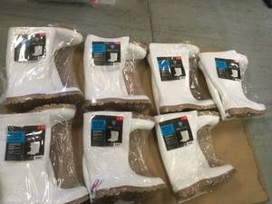 PALLET OF 7 PAIRS OF WORK BOOTS SEE PICS (NEW)