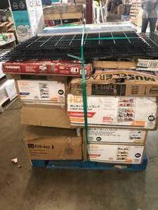 WHOLESALE MIXED PALLET OF  SHELVING UNIT ORIGINAL COSTUMER RETURNS