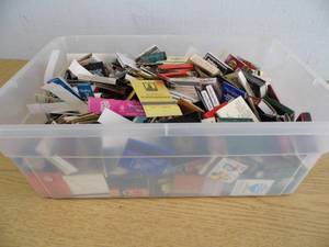 lot 68 image: Matchbooks in Tote