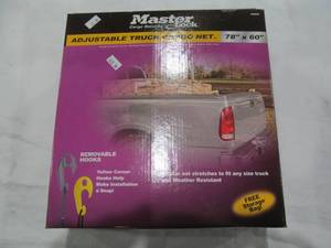 lot 14 image: Master lock adjustable truck cargo net