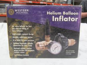 lot 71 image: western west wind Helium balloon inflator