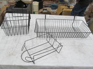 lot 108 image: display basket racks