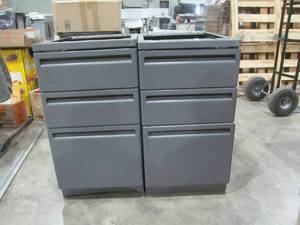 lot 161 image: drawer desk cabinets