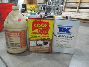 lot 229 image: cleaning solvents