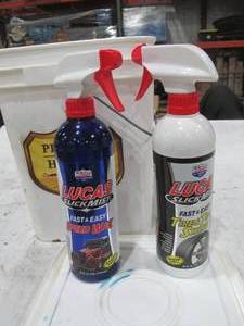 lot 237 image: Lucas slick mist tire and trim shine