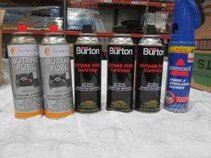 lot 273 image: butane and fabric cleaner