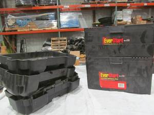lot 294 image: ever start marine battery boxes with covers