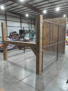 lot 295 image: axe throwing cage