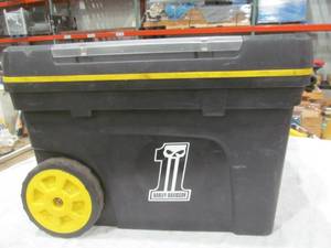 lot 363 image: stanley rolling tool chest
